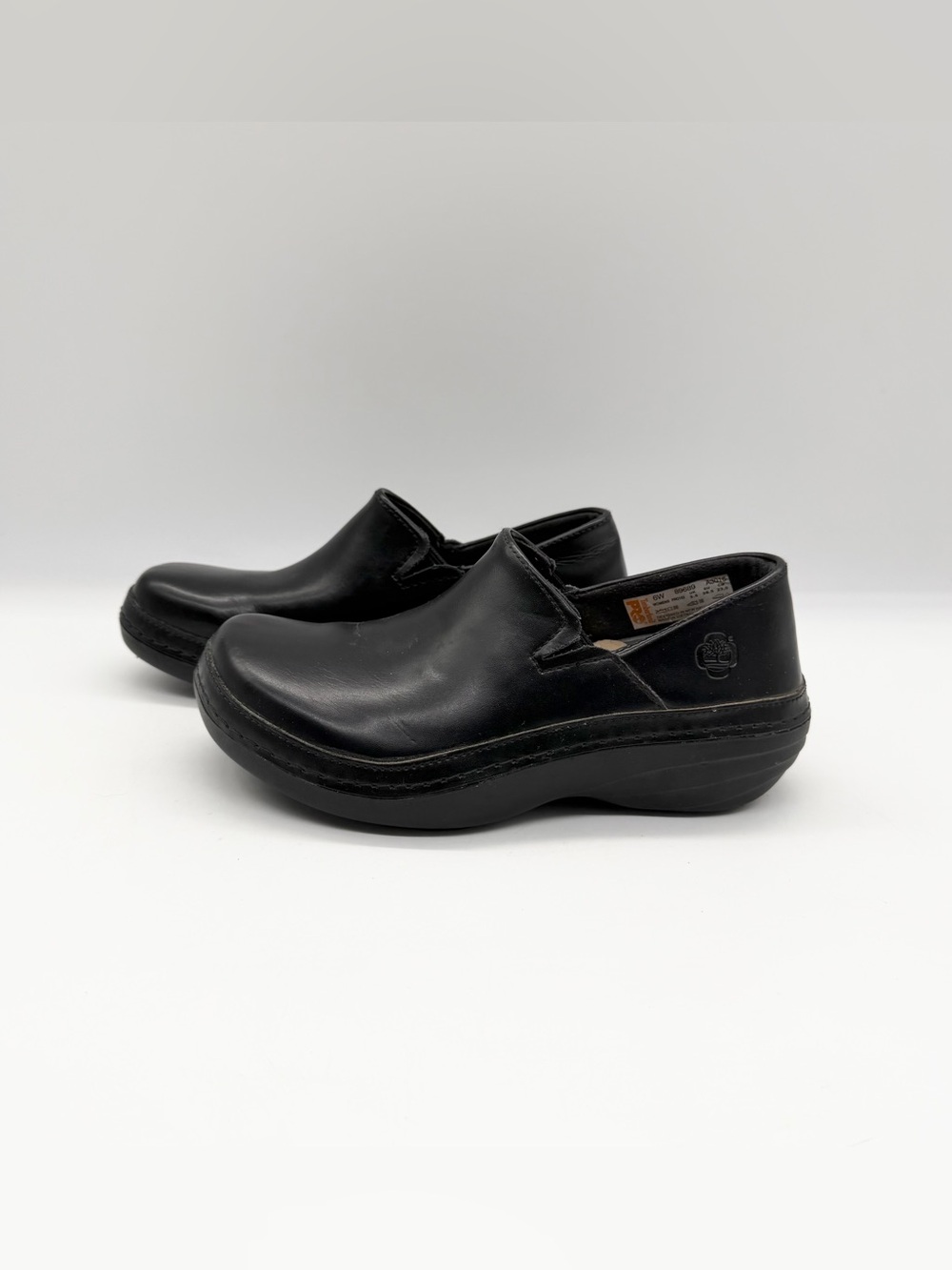Timberland Pro Renova Slip-On Slip Resistant Black Work Clogs Shoes Women’s Sz 6